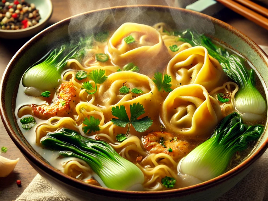 Egg Noodle with Wonton Soup